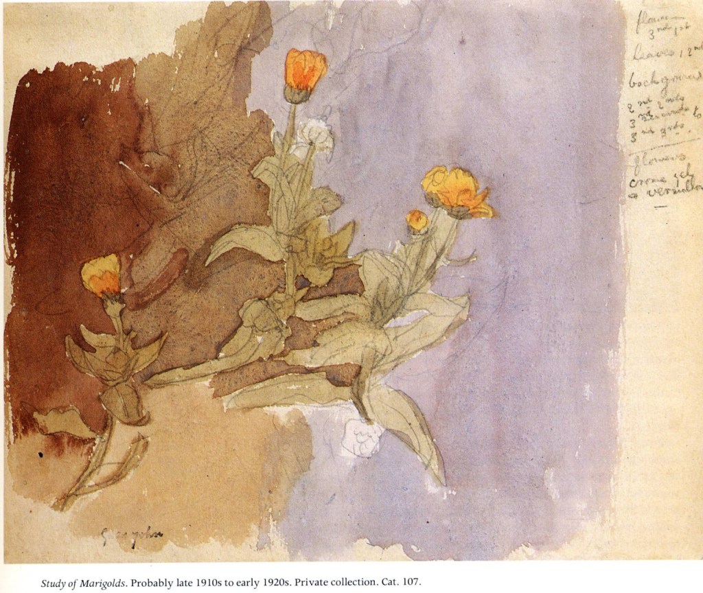 study-of-marigolds-1918